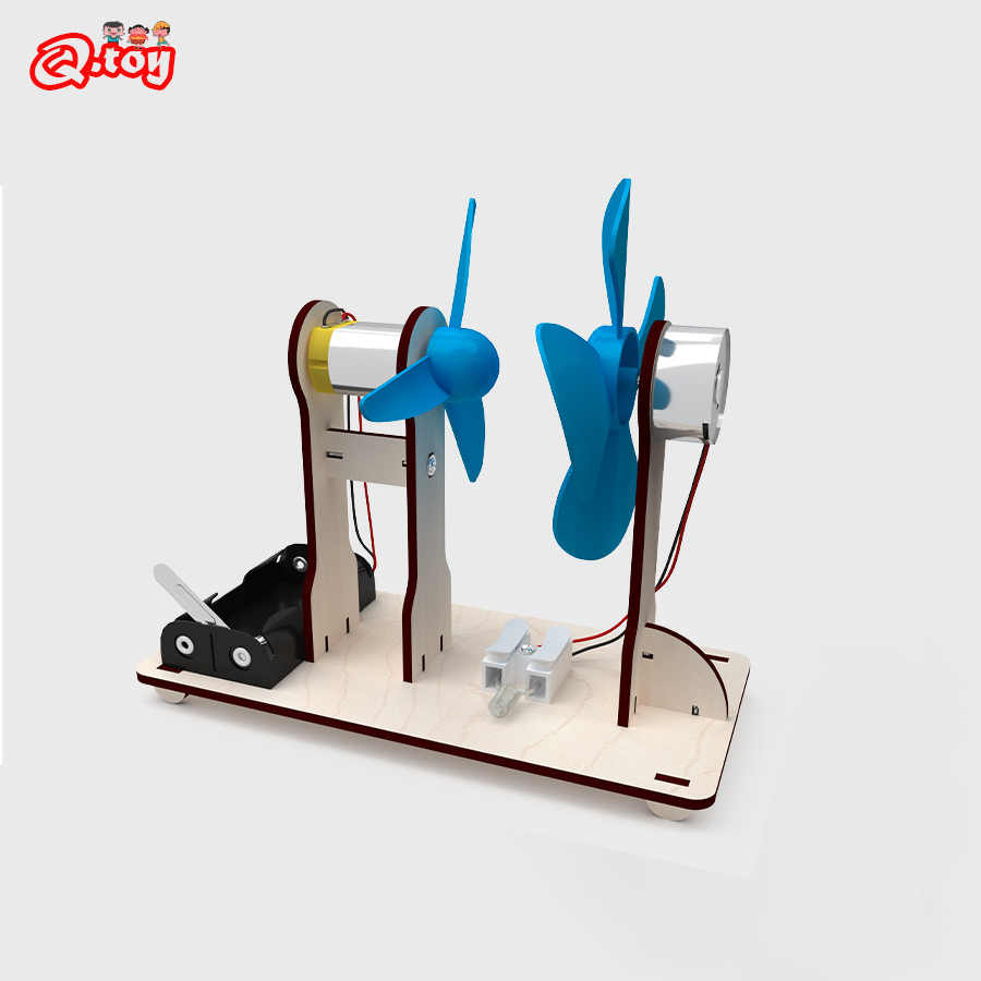 Science Project Kit - Модель генератора с ветроприводом «сделай сам»,