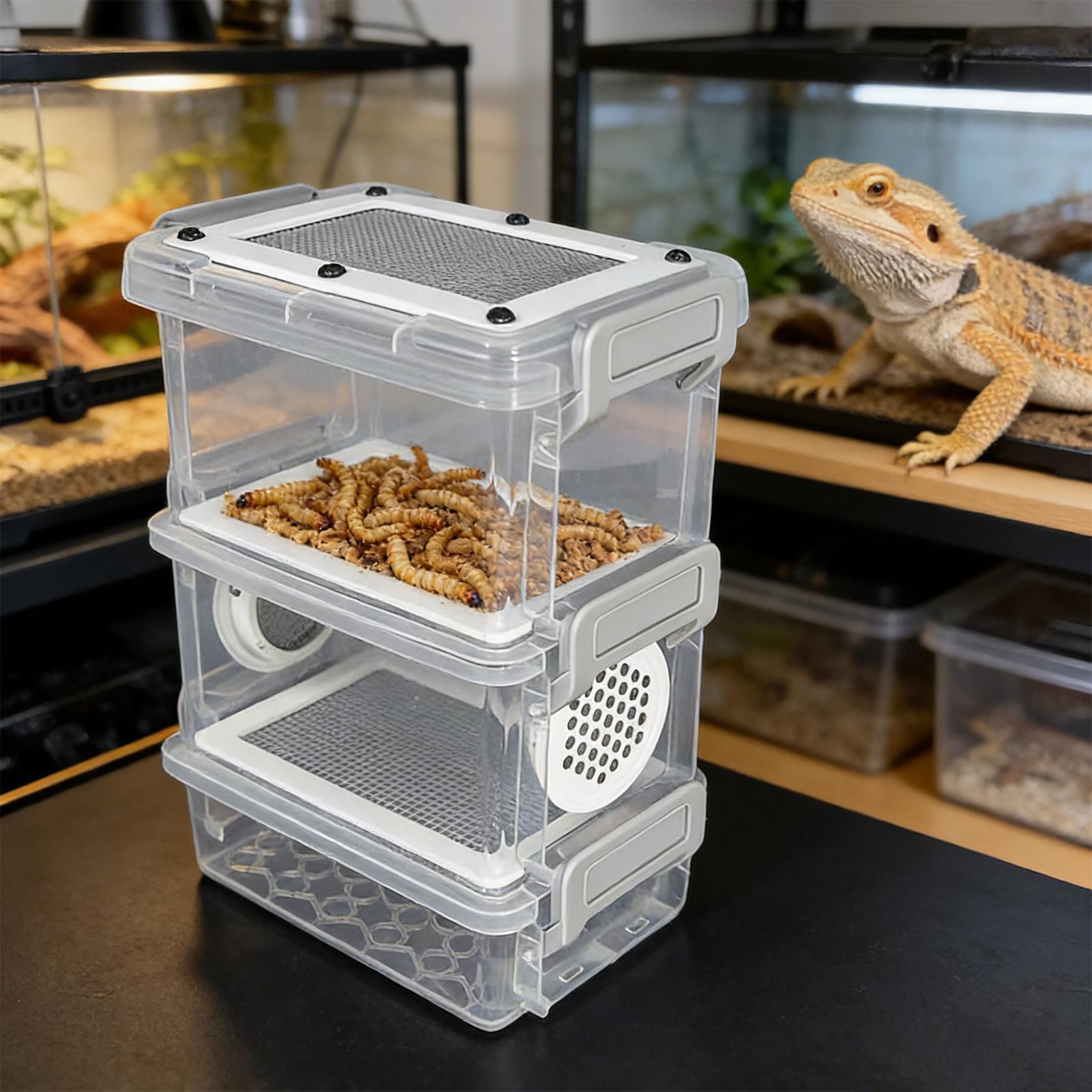 Science Hobbyist - Трехслойный контейнер для разведения шелкопряда, корн-вормов