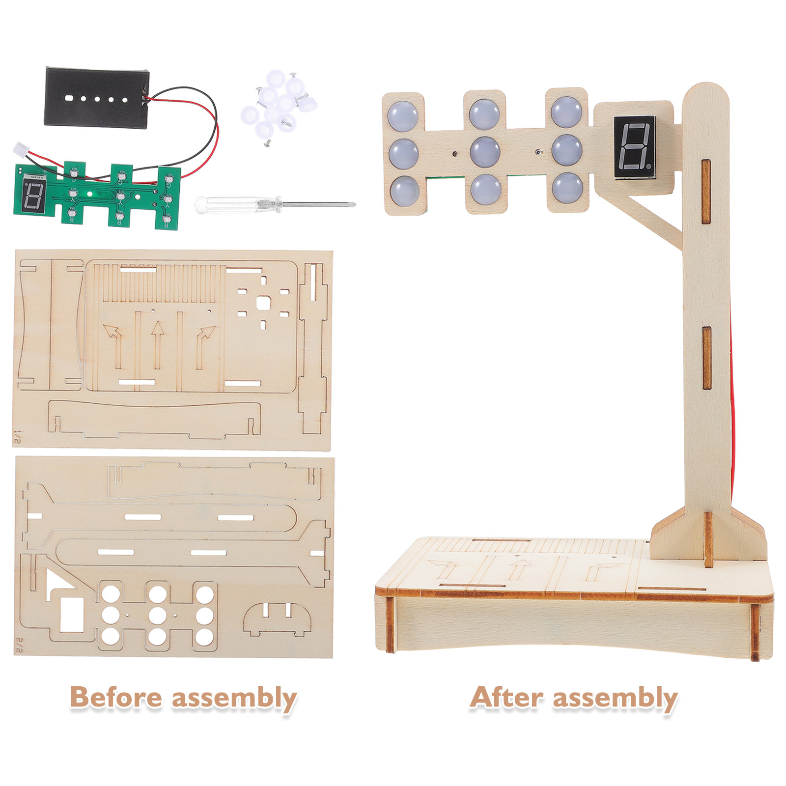 Набор для сборки светофора: об – обзор и цена Science Project Kit