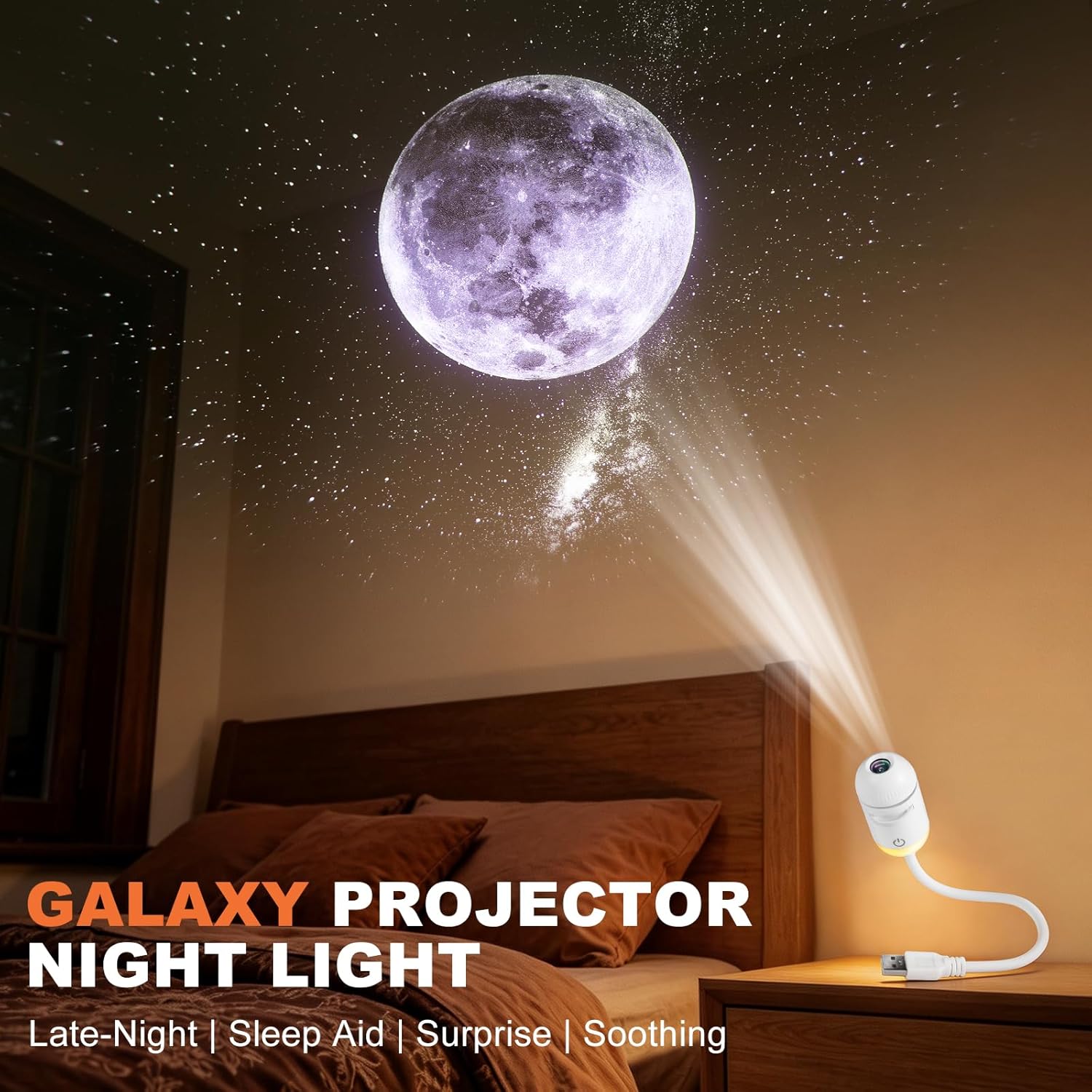 Проектор-ночник Galaxy, USB LE – обзор и цена Planetarium Projector Home